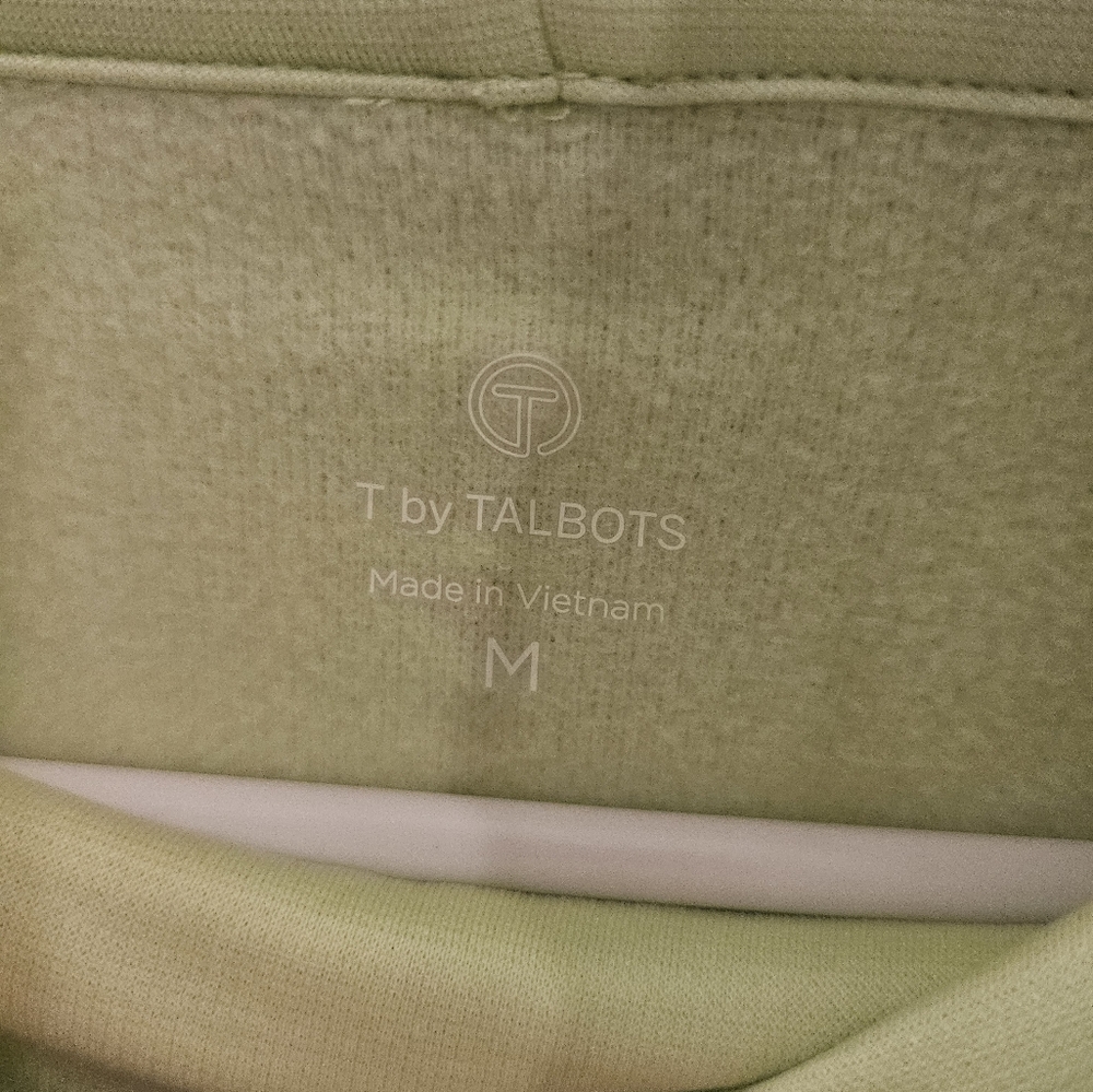 Talbots Light Green Turtleneck Pullover Sweatshirt - Picture 2 of 5